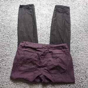 Prana Jeans Women 2 Purple Slim Ankle Fit Stretch Normcore Preppy Denim Casual